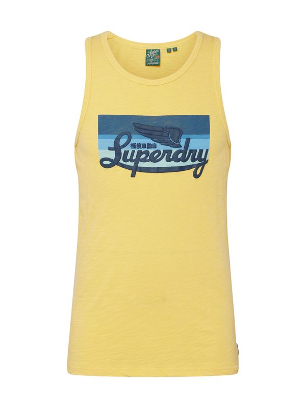 Superdry Superdry Тениска 'Cali'  морскосиньо / лазурно синьо / светлосиньо / лимон