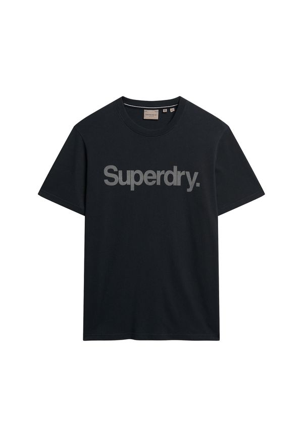 Superdry Superdry Тениска  морскосиньо / сиво