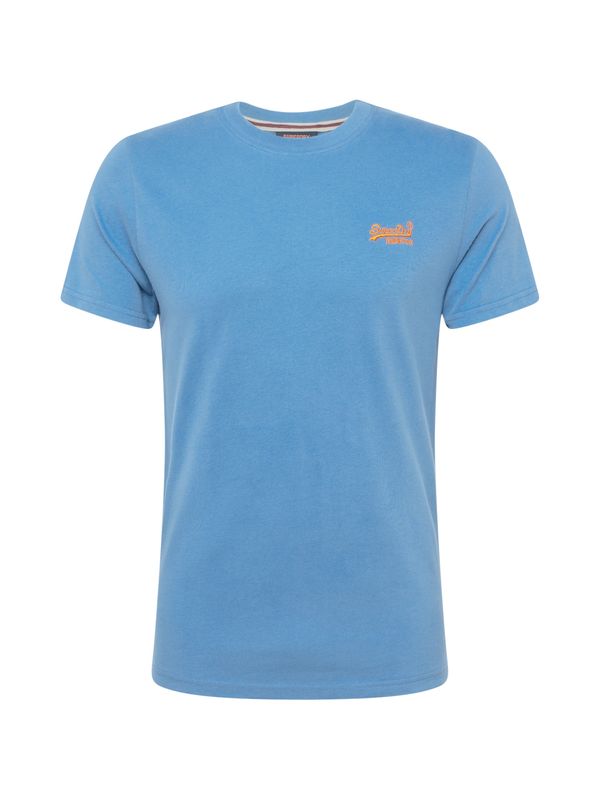 Superdry Superdry Тениска  неоново синьо / оранжево