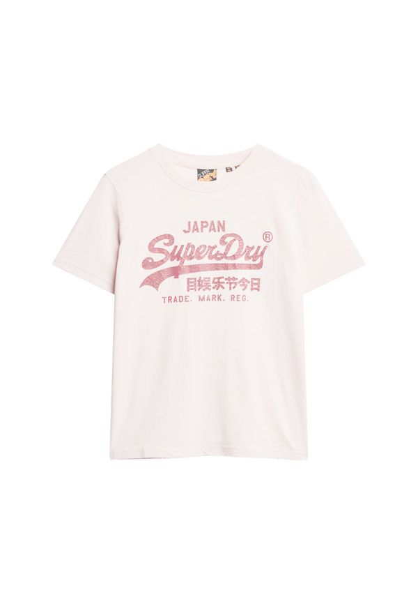 Superdry Superdry Тениска  розово