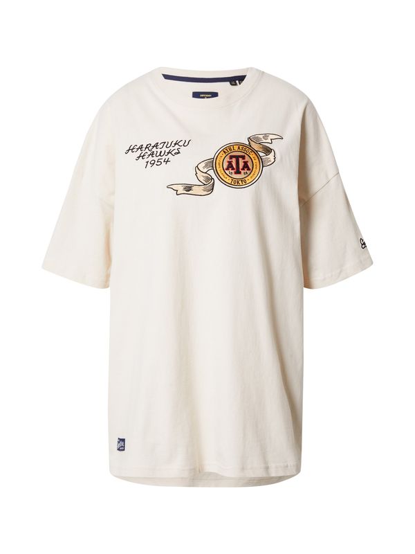 Superdry Superdry Тениска 'VINTAGE'  бежово / пъстро