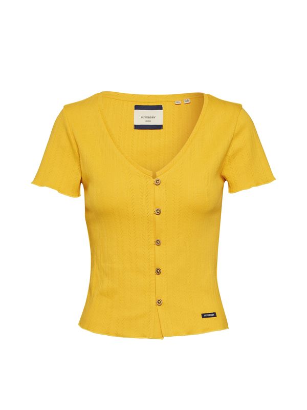 Superdry Superdry Тениска  златистожълто