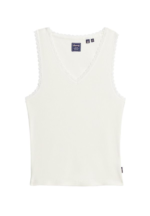 Superdry Superdry Топ  бял памук