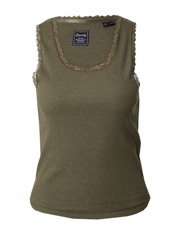 Superdry Superdry Топ  маслина