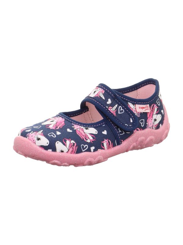 SUPERFIT SUPERFIT Домашни пантофи 'BONNY'  морскосиньо / розово / бледорозово / бяло