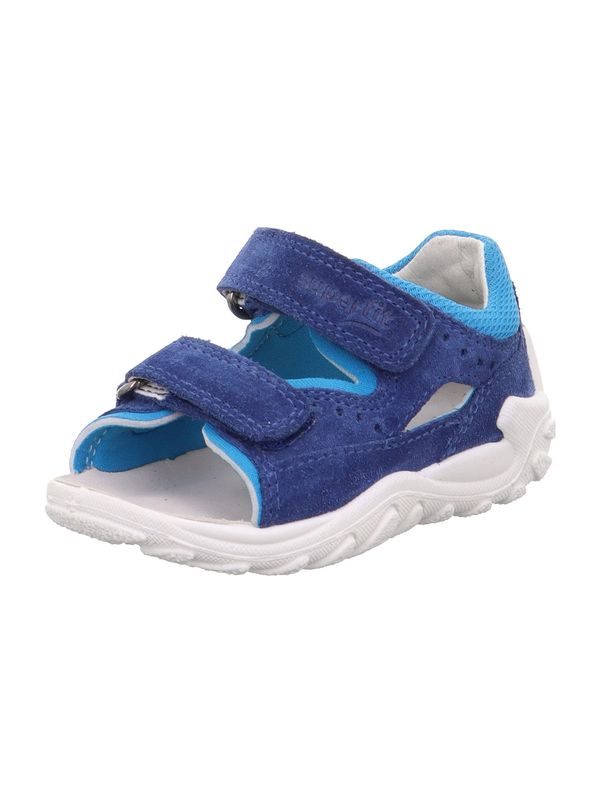 SUPERFIT SUPERFIT Отворени обувки 'Flow'  нейви синьо / лазурно синьо