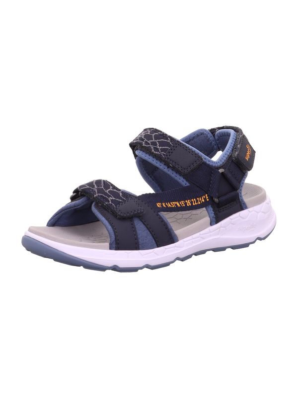 SUPERFIT SUPERFIT Отворени обувки  нейви синьо / гълъбово синьо / оранжево