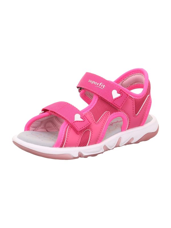 SUPERFIT SUPERFIT Сандали 'PEBBLES'  розово / бяло