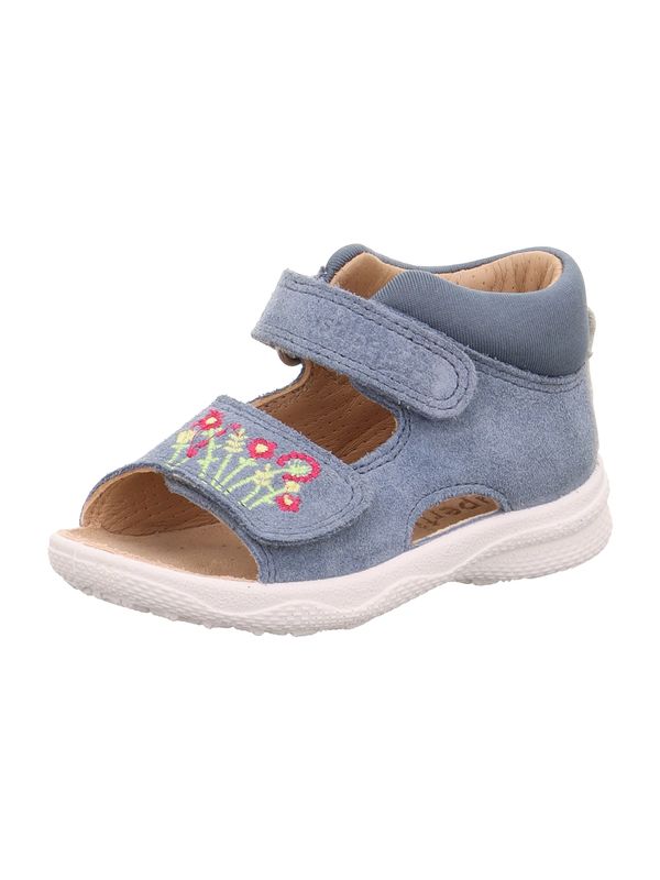 SUPERFIT SUPERFIT Сандали 'POLLY'  гълъбово синьо / светлозелено / розово / сребърно