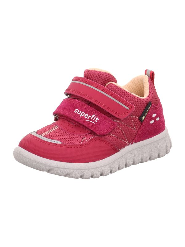 SUPERFIT SUPERFIT Сникърси 'SPORT7 MINI'  светлосиво / червена боровинка