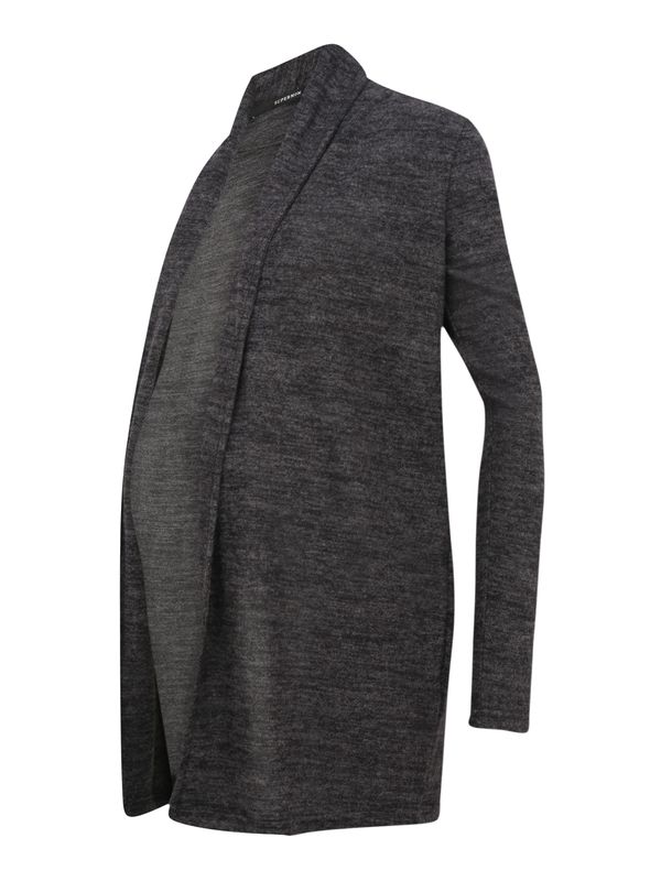 Supermom Supermom Плетена жилетка  черен меланж