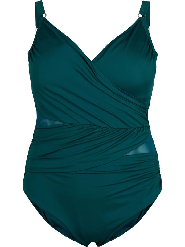 Swim by Zizzi Swim by Zizzi Бански костюм 'SBASIC'  зелено