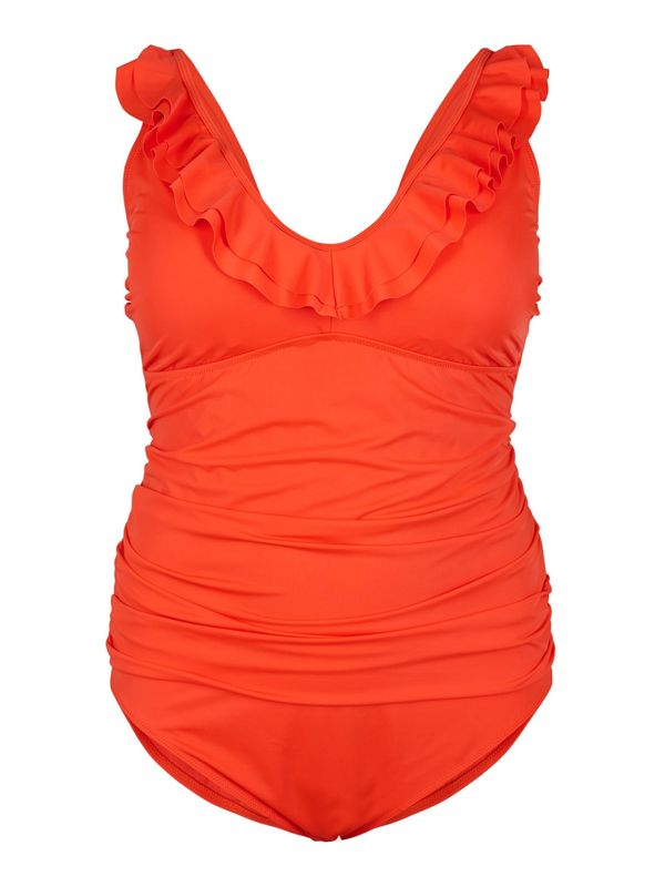 Swim by Zizzi Swim by Zizzi Бански костюм 'SKITRIN'  тъмно коралово