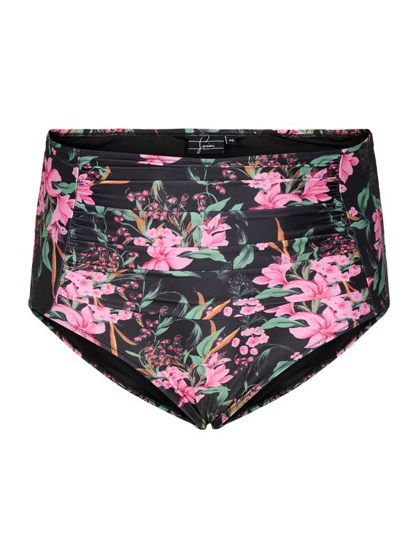 Swim by Zizzi Swim by Zizzi Долнище на бански тип бикини 'STELLA'  зелено / оранжево / розово / тъмнорозово