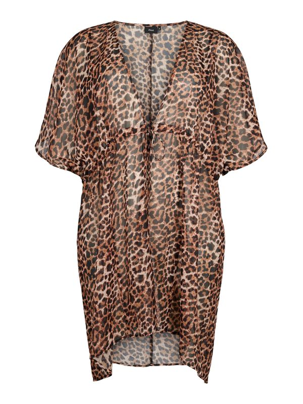 Swim by Zizzi Swim by Zizzi Кимоно 'SHUSI'  бежово / кафяв меланж / черно