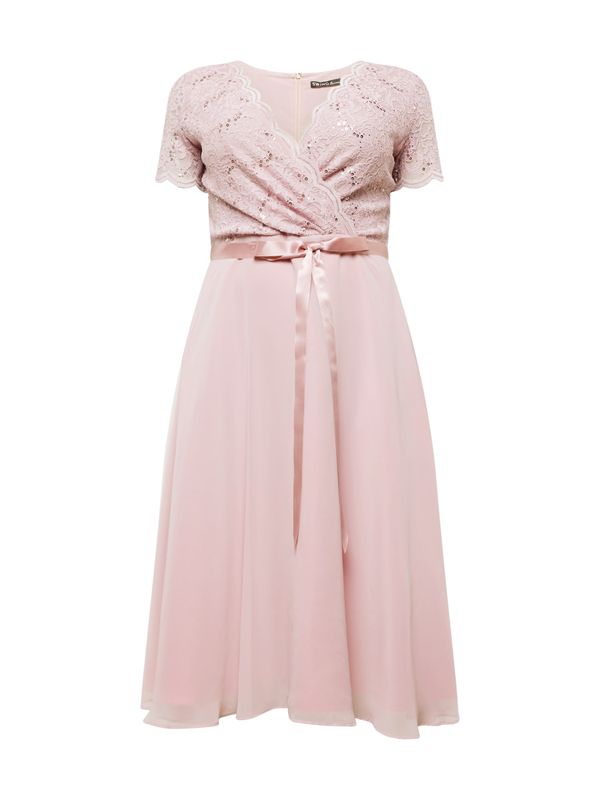 SWING Curve SWING Curve Рокля за коктейл  бледорозово