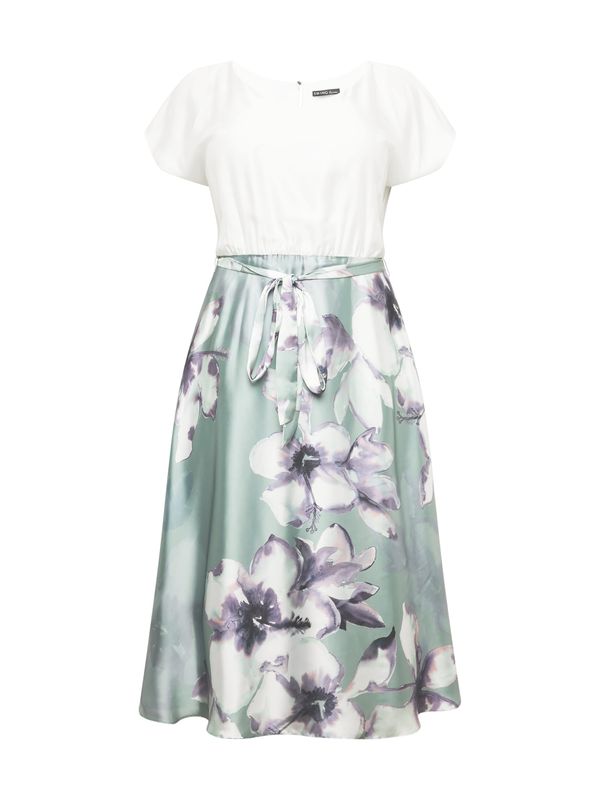 SWING Curve SWING Curve Рокля за коктейл  кремаво / светлозелено / тъмнозелено