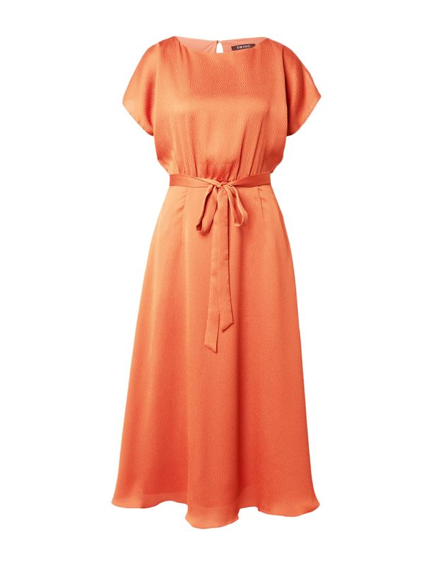 SWING SWING Лятна рокля  тъмнооранжево