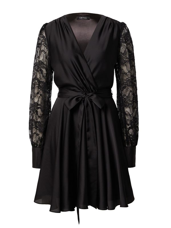 SWING SWING Рокля  черно