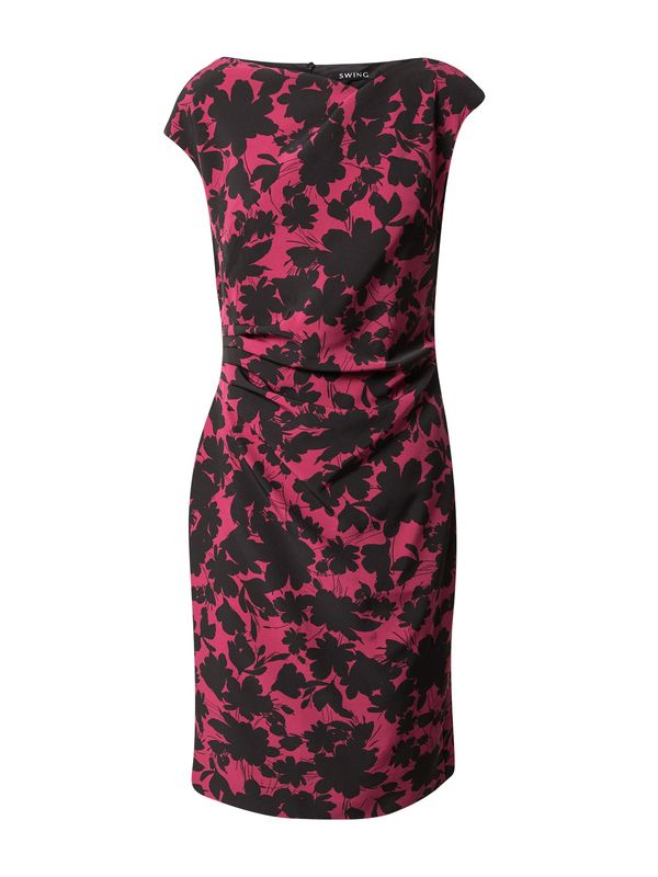 SWING SWING Рокля  червено-виолетово / черно