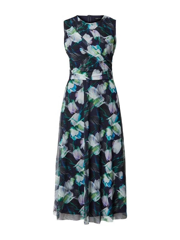SWING SWING Рокля  нощно синьо / светлосиньо / зелено / бяло