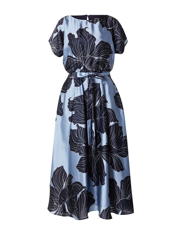 SWING SWING Рокля  опал / черно / бяло