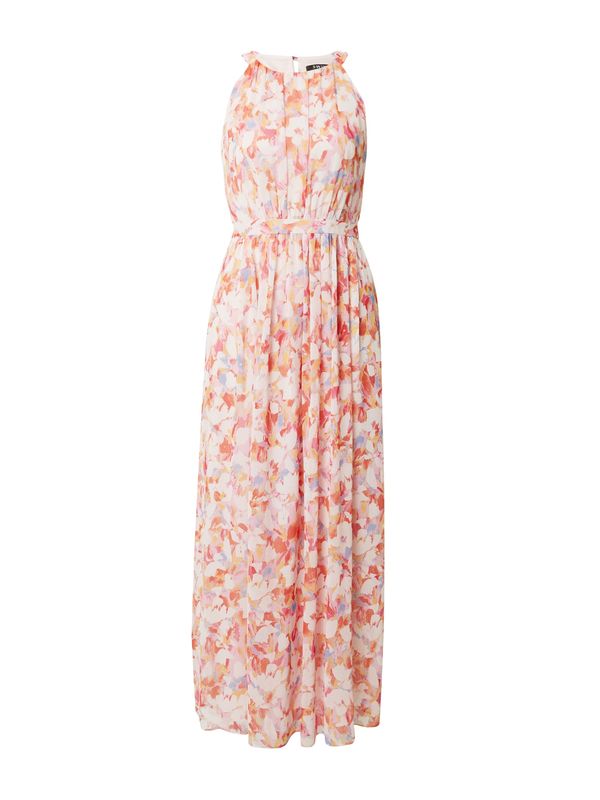 SWING SWING Рокля  оранжево / бледорозово / червено / бяло