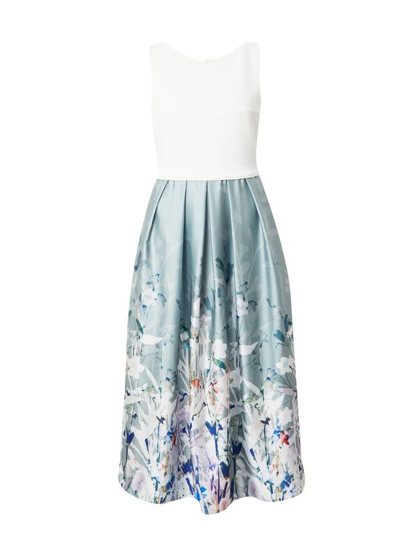 SWING SWING Рокля  синьо / смарагдово зелено / пастелно зелено / бяло