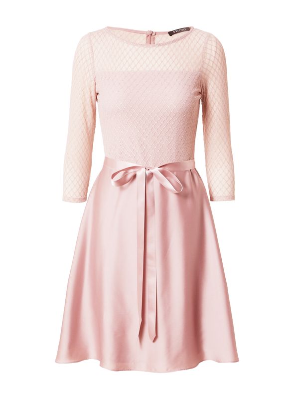SWING SWING Рокля за коктейл  бледорозово
