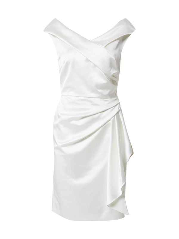 SWING SWING Рокля за коктейл  бяло