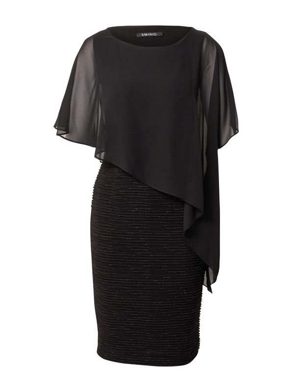 SWING SWING Рокля за коктейл  черно