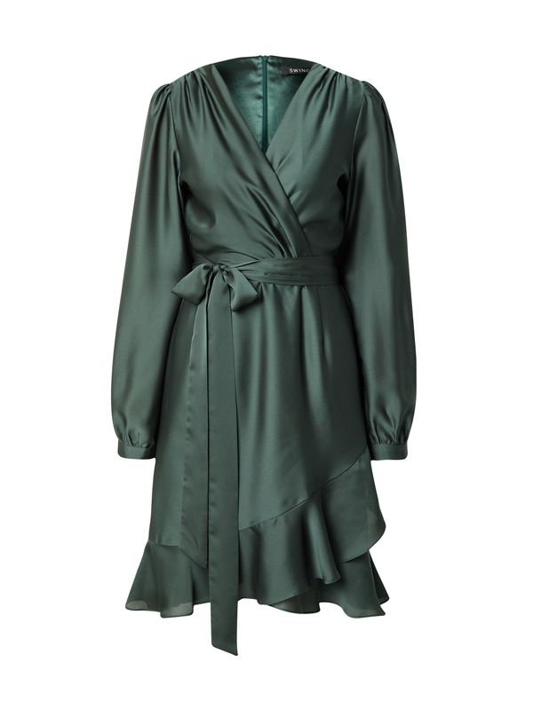 SWING SWING Рокля за коктейл  елхово зелено