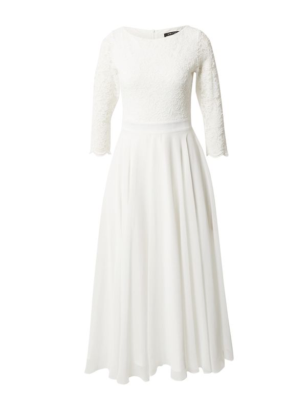 SWING SWING Рокля за коктейл  естествено бяло