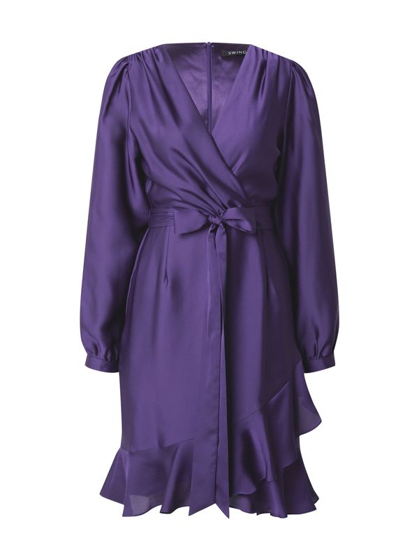 SWING SWING Рокля за коктейл  къпина