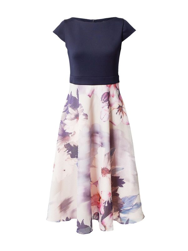 SWING SWING Рокля за коктейл  нейви синьо / розово