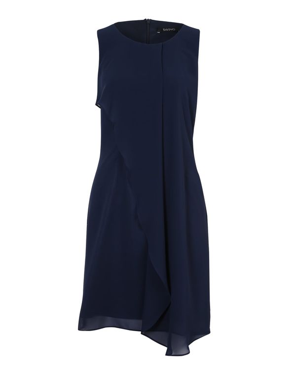 SWING SWING Рокля за коктейл  нейви синьо