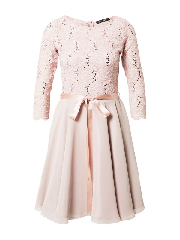 SWING SWING Рокля за коктейл  пудра