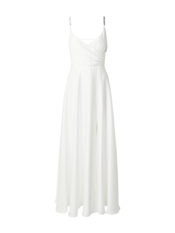 SWING SWING Вечерна рокля  слонова кост / сребърно