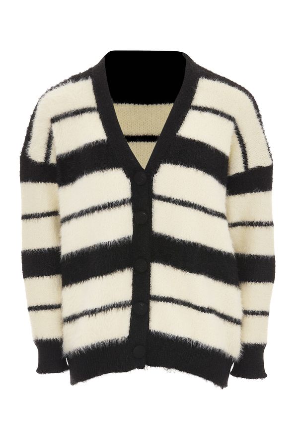 swirly swirly Плетена жилетка  бежово / черно