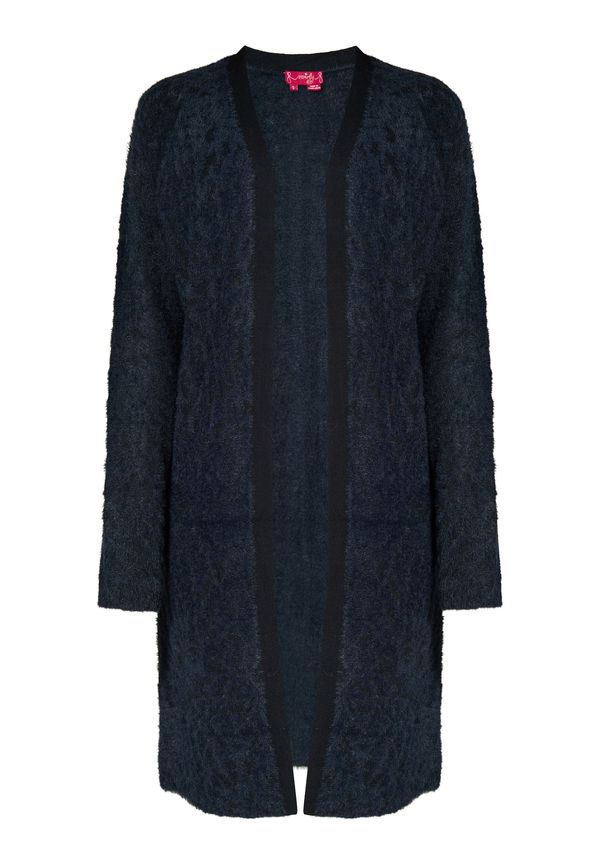 swirly swirly Плетена жилетка  черно