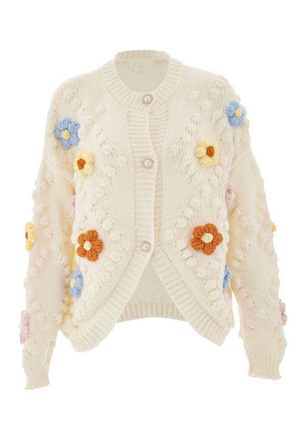 swirly swirly Плетена жилетка  синьо / жълто / оранжево / бял памук