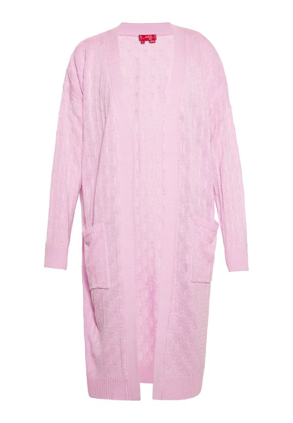 swirly swirly Плетена жилетка  светлорозово