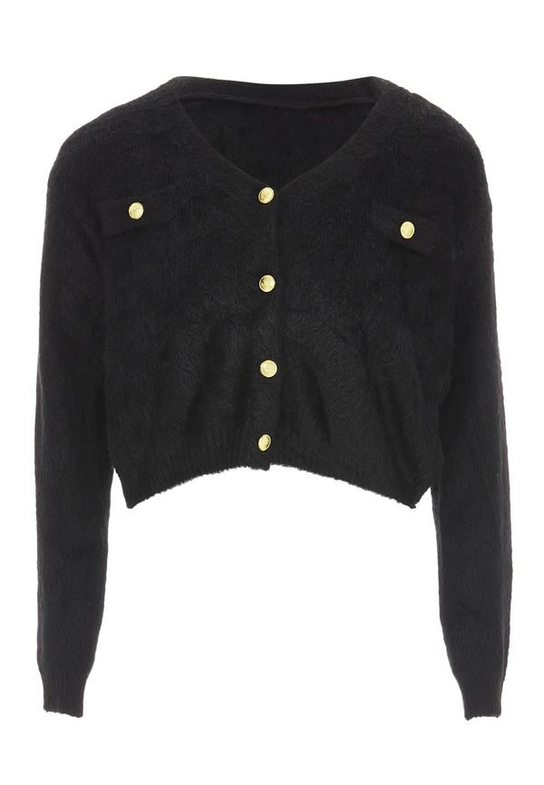 swirly swirly Плетена жилетка  злато / черно