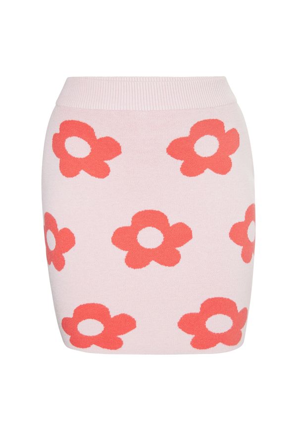 swirly swirly Пола  бледорозово / червено