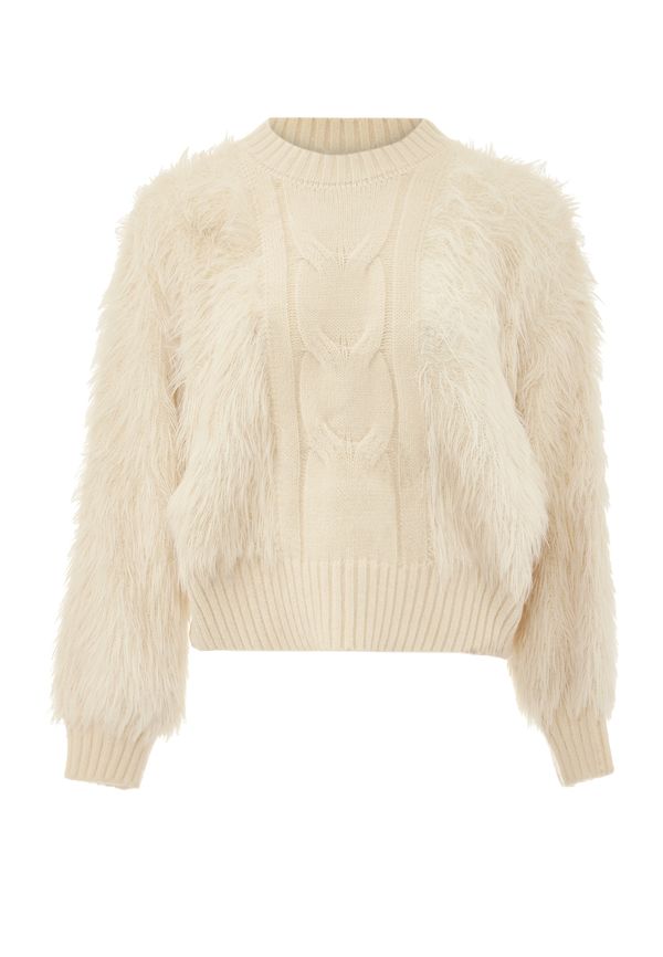 swirly swirly Пуловер  бежово