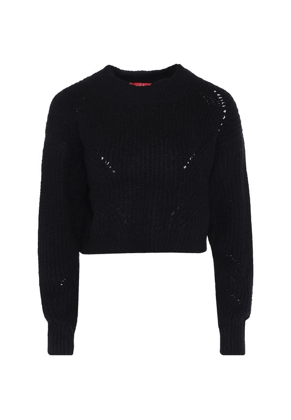 swirly swirly Пуловер  черно