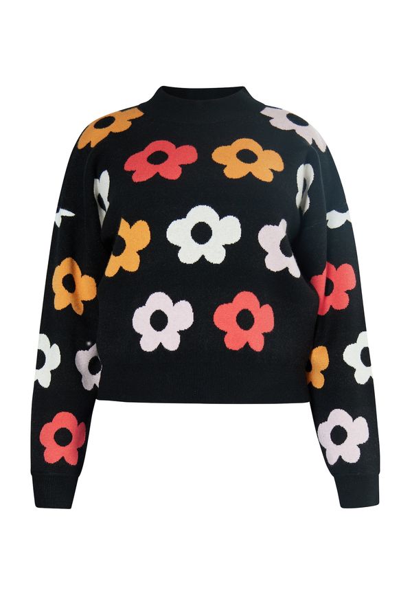 swirly swirly Пуловер  пъстро / черно