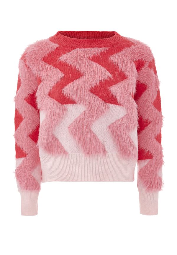 swirly swirly Пуловер  розово / розе / пепел от рози