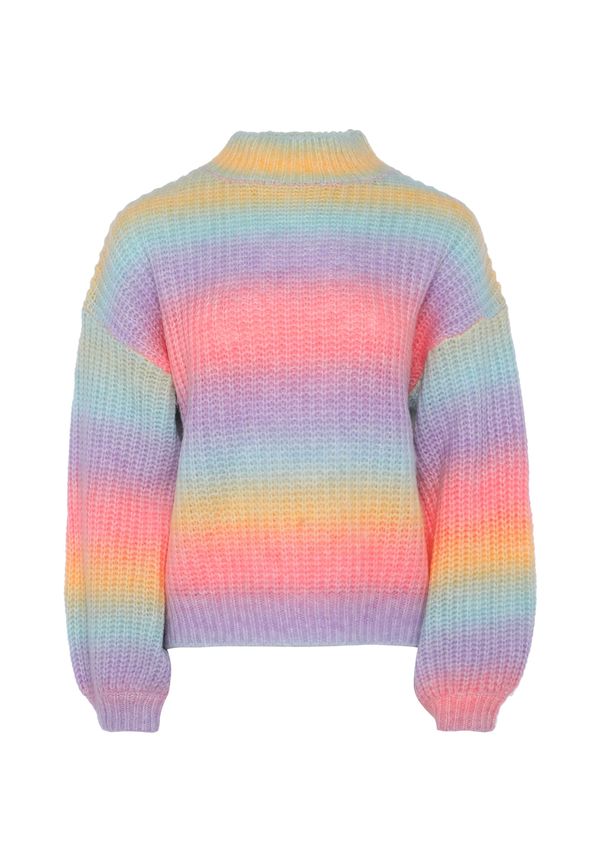 swirly swirly Пуловер  тюркоазен / лилав / оранжево / розово