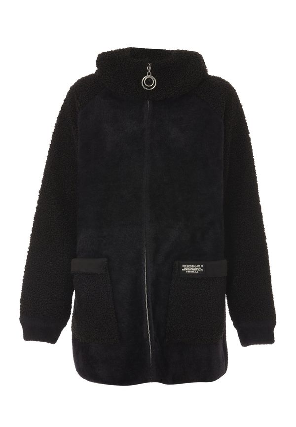 taddy taddy Плетена жилетка  черно